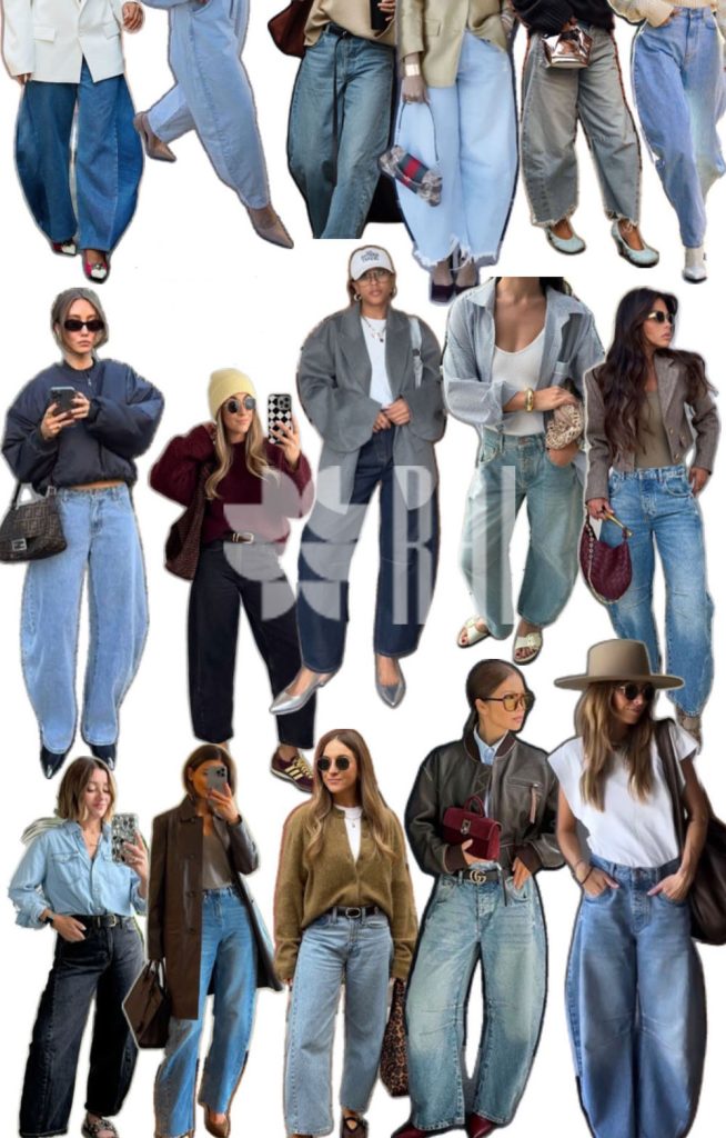 Barrel Jeans انتخابی شیک و راحت برای پاییز ۲۰۲۵