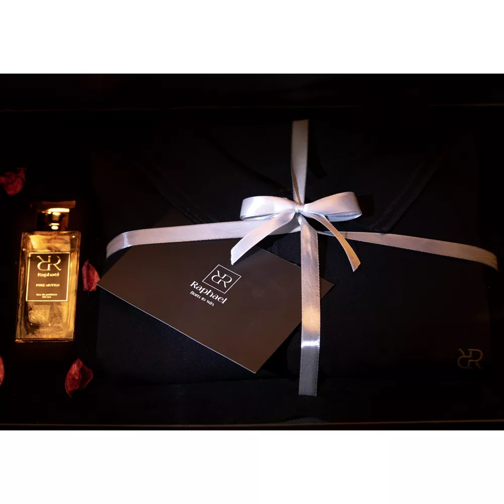 پک عطر و پلوشرت مردانه رافائل Pure motion پک عطر و پلوشرت مردانه رافائل Pure motion